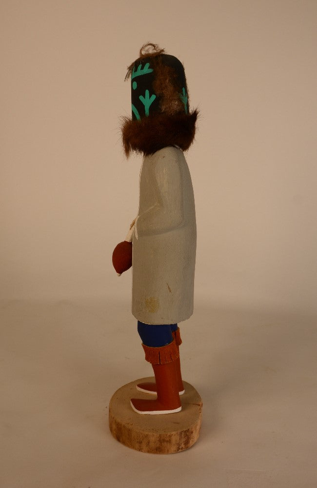 Hopi Pueblo Kachina Black Kokole Chief Doll