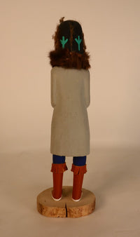 Hopi Pueblo Kachina Black Kokole Chief Doll