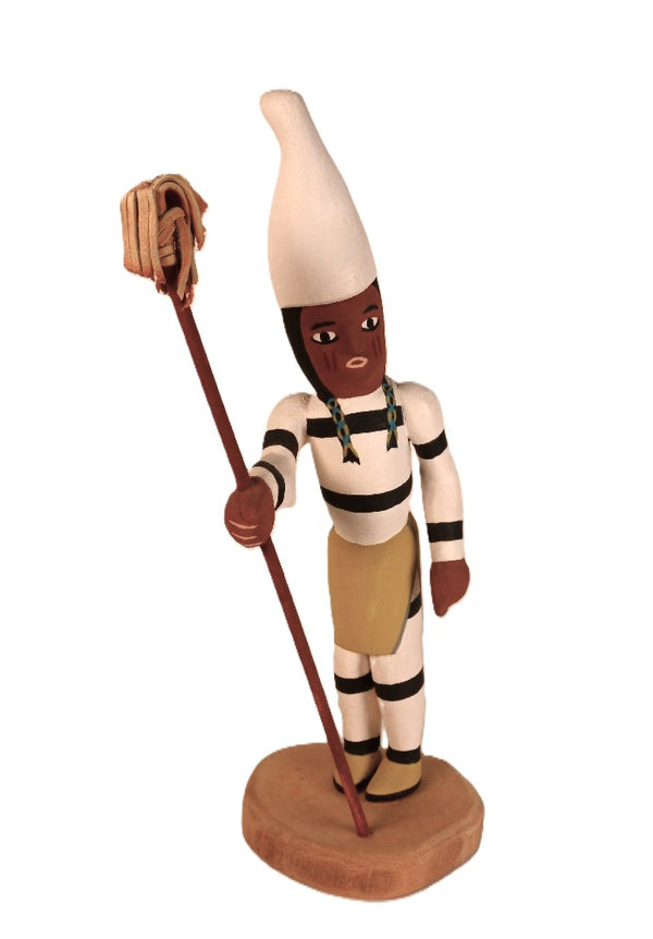 San Juan Pueblo Kachina Koshare Doll By Maestas