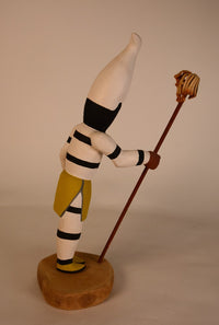 San Juan Pueblo Kachina Koshare Doll By Maestas