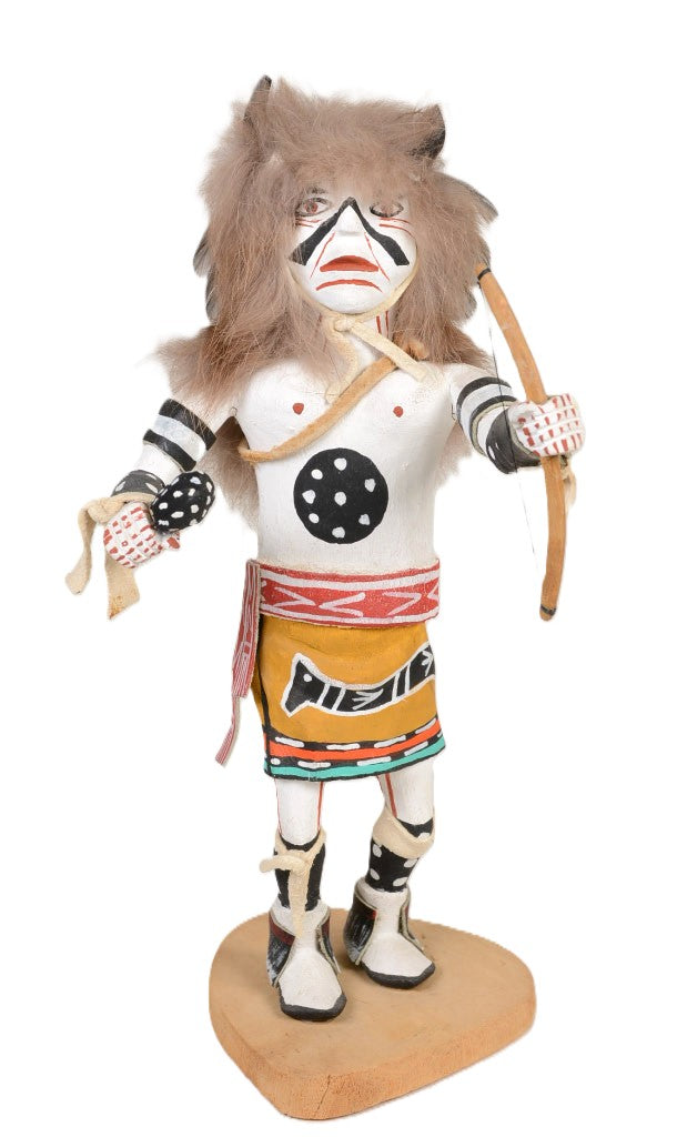 Hopi Kachina White Buffalo Dancer Doll