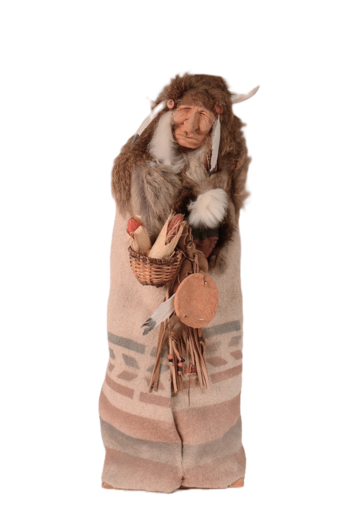 Folk Art Chief Doll By Karen Lawson