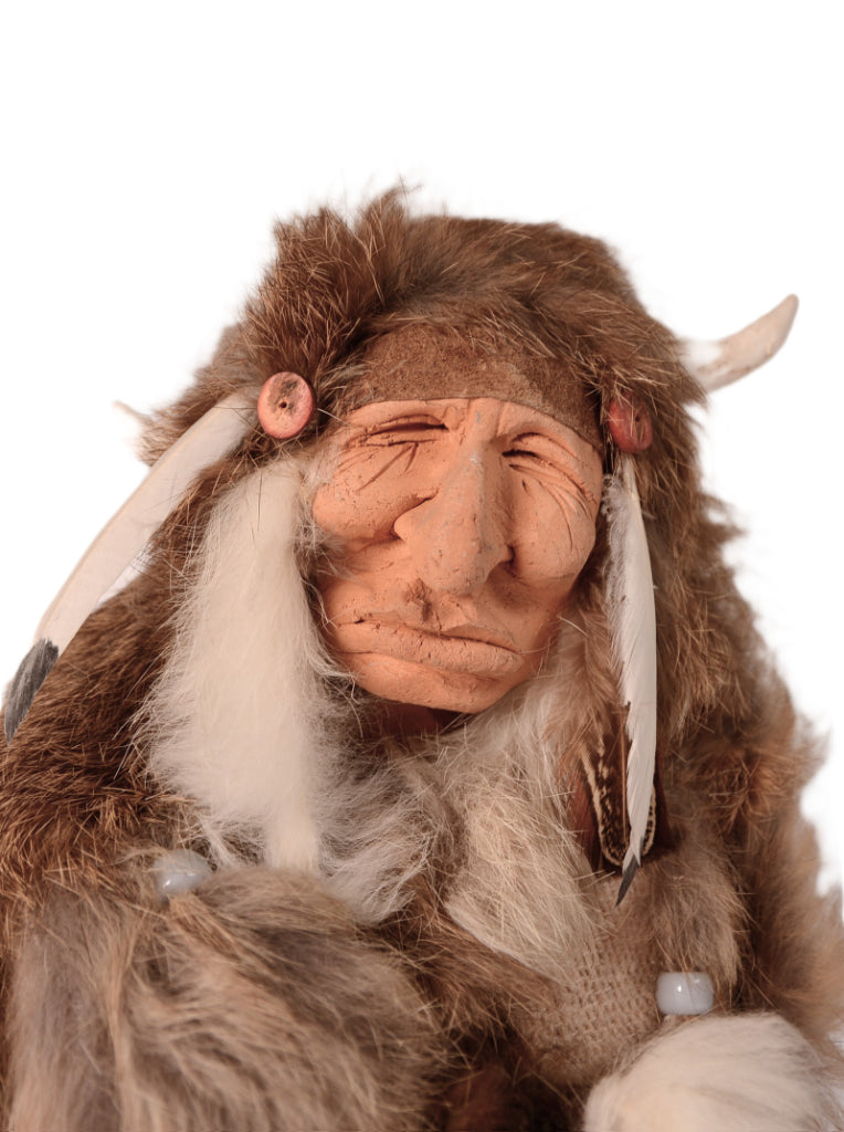 Folk Art Chief Doll By Karen Lawson