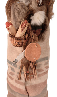 Folk Art Chief Doll By Karen Lawson