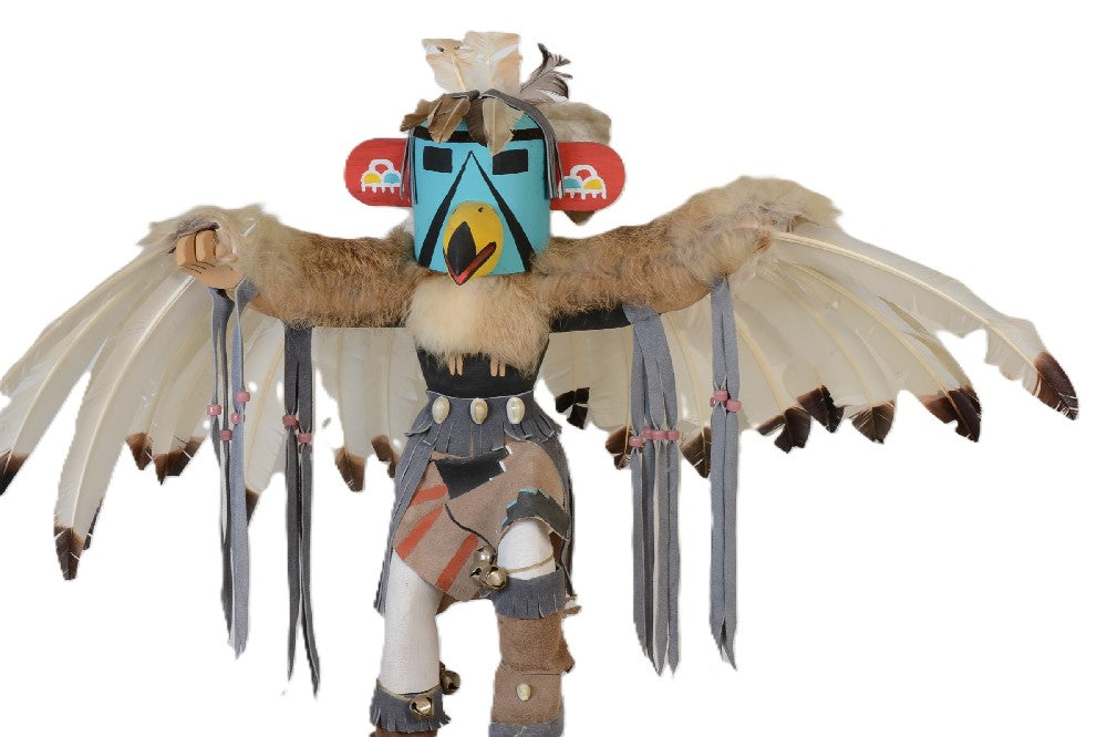 Navajo Kachina Eagle w/ white feathers By Marlinda Trujillo