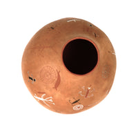 Navajo Extra Large Gourd with Painted Figures