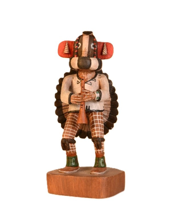 Hopi Kachina Kokopelli Flute Player Doll By Corey Secakuyva