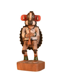 Hopi Kachina Kokopelli Flute Player Doll By Corey Secakuyva