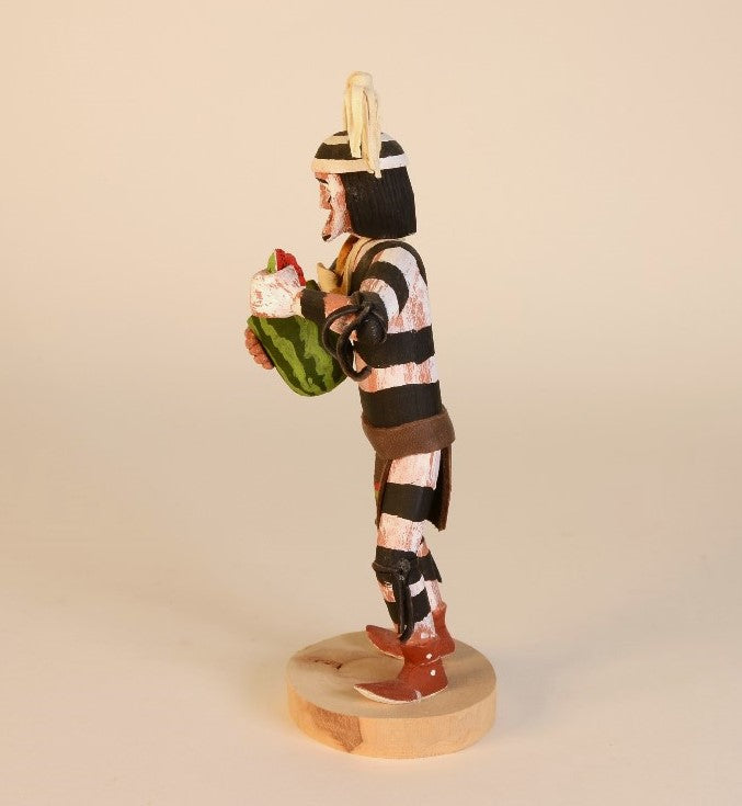 Navajo Kachina Hopi Koshare Doll By O. Wood