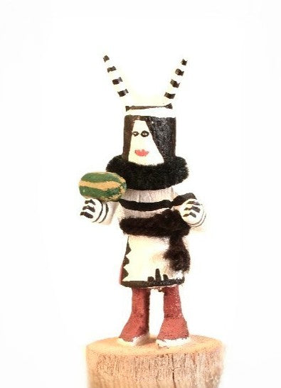Hopi Kachina Miniature Koshare Clown Doll
