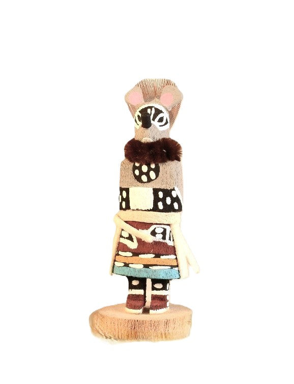 Hopi Kachina Miniature Warrior Mouse Doll By LM