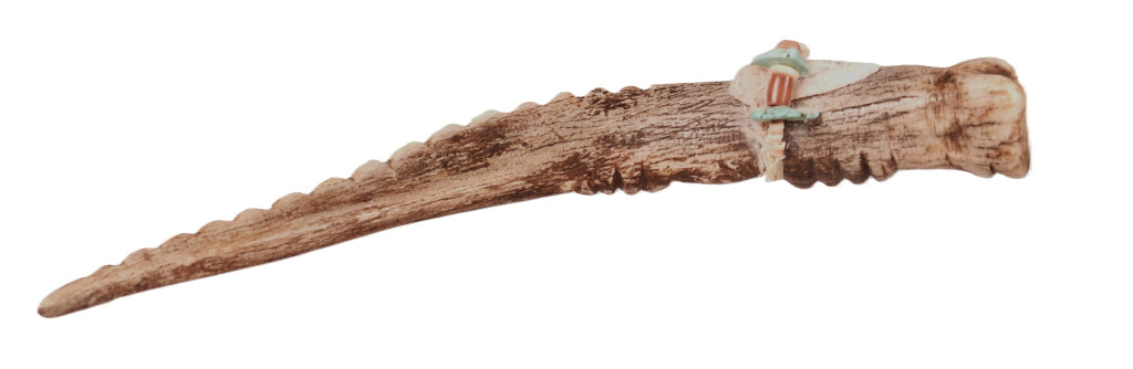 Vintage Zuni Pueblo Antler Avaynu Fetish