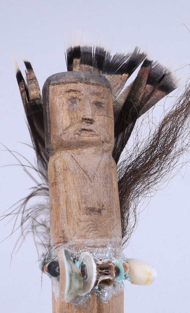 Vintage Zuni Wood Priest Fetish