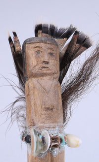 Vintage Zuni Wood Priest Fetish