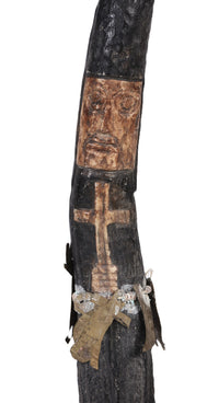 Zuni Antler Priest Fetish with Tin Ornaments