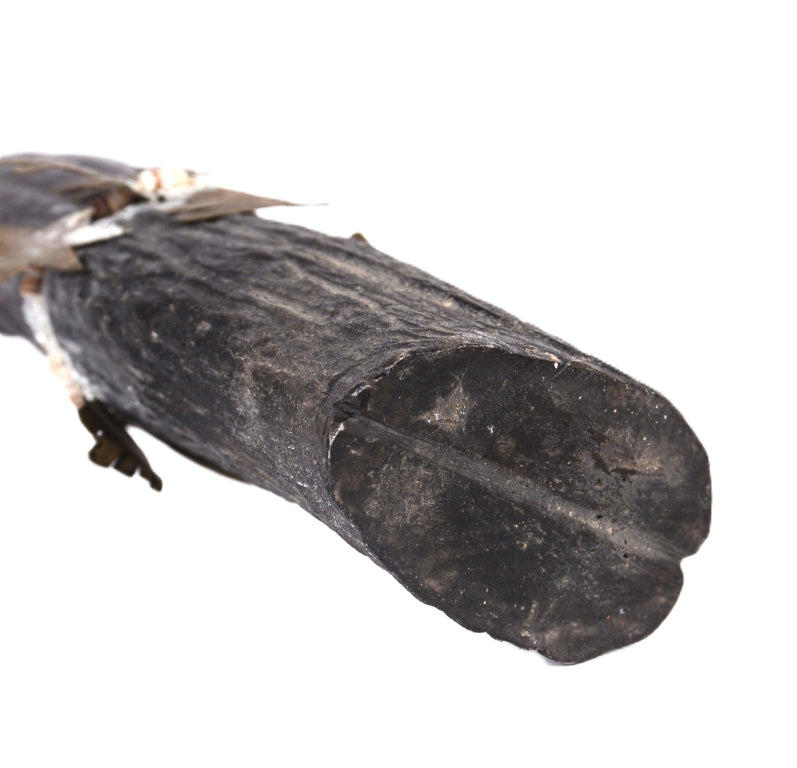 Zuni Antler Priest Fetish with Tin Ornaments