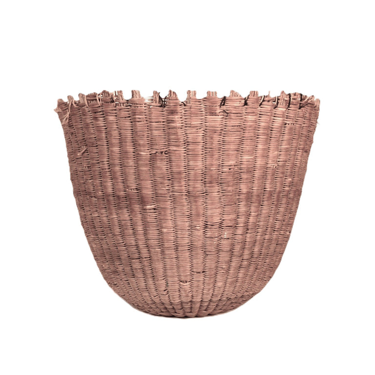Hopi Pueblo Wicker Peach Basket
