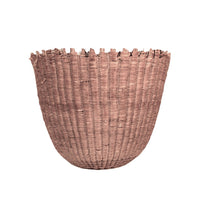 Hopi Pueblo Wicker Peach Basket