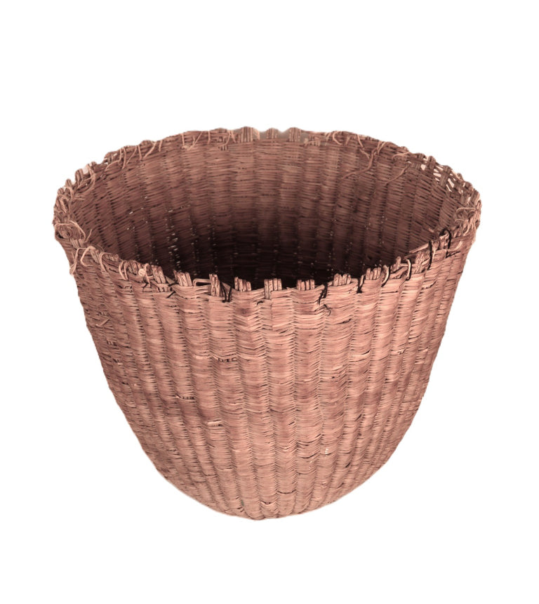 Hopi Pueblo Wicker Peach Basket