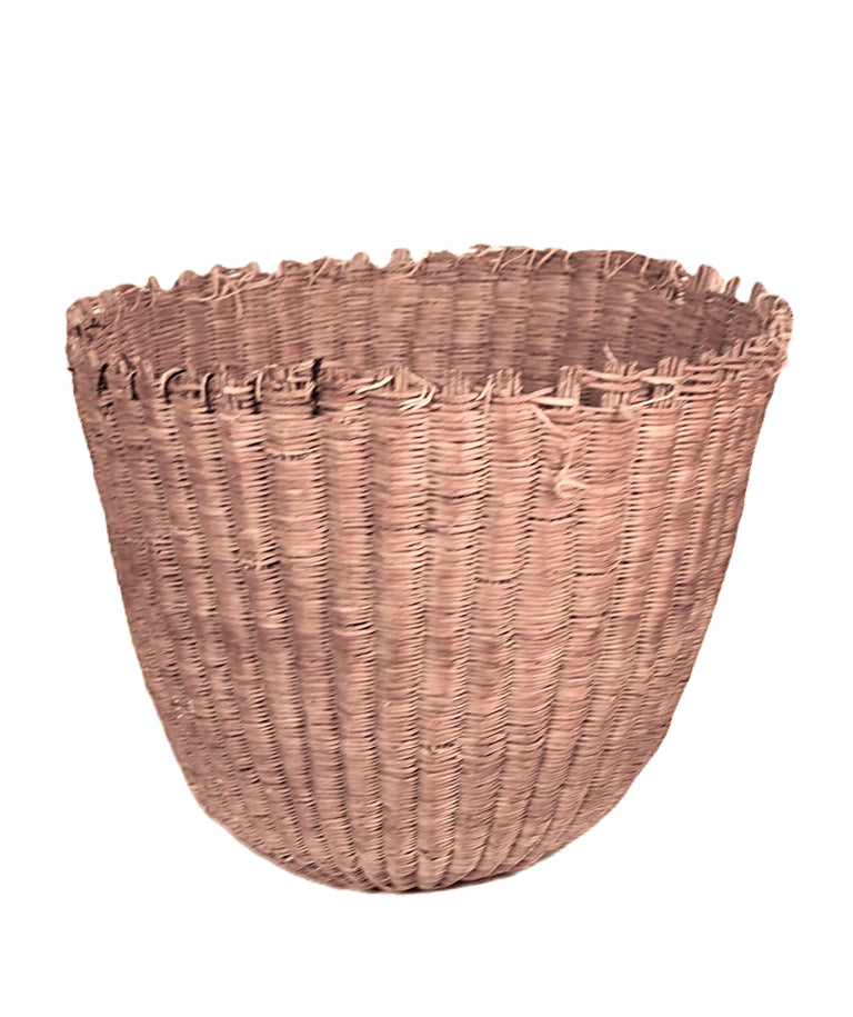 Hopi Pueblo Wicker Peach Basket