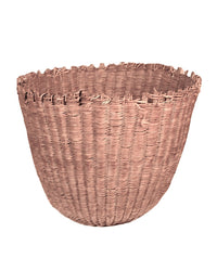 Hopi Pueblo Wicker Peach Basket
