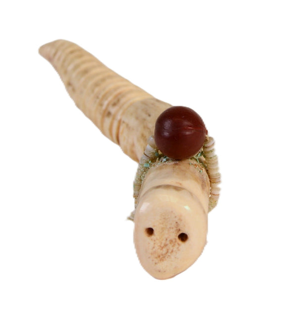 Vintage Zuni Antler Fetish - Avanyu Water Serpent