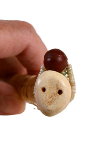 Vintage Zuni Antler Fetish - Avanyu Water Serpent