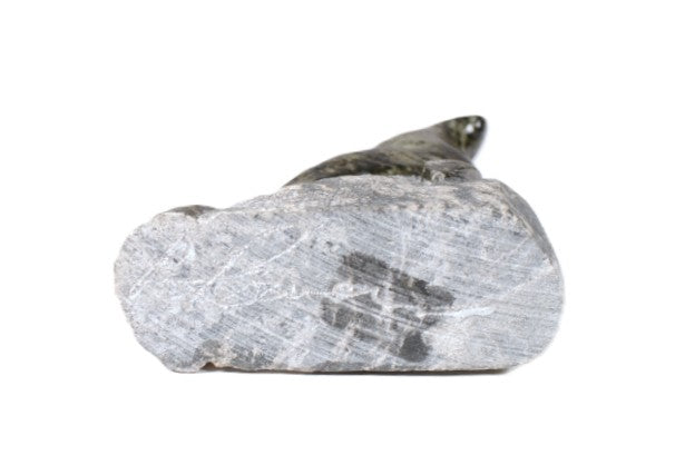 Eskimo Soap Stone Seal Sculpture on a Rock