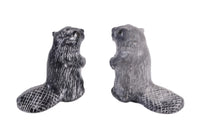 Non Native Beaver Fetishes Pair of 2