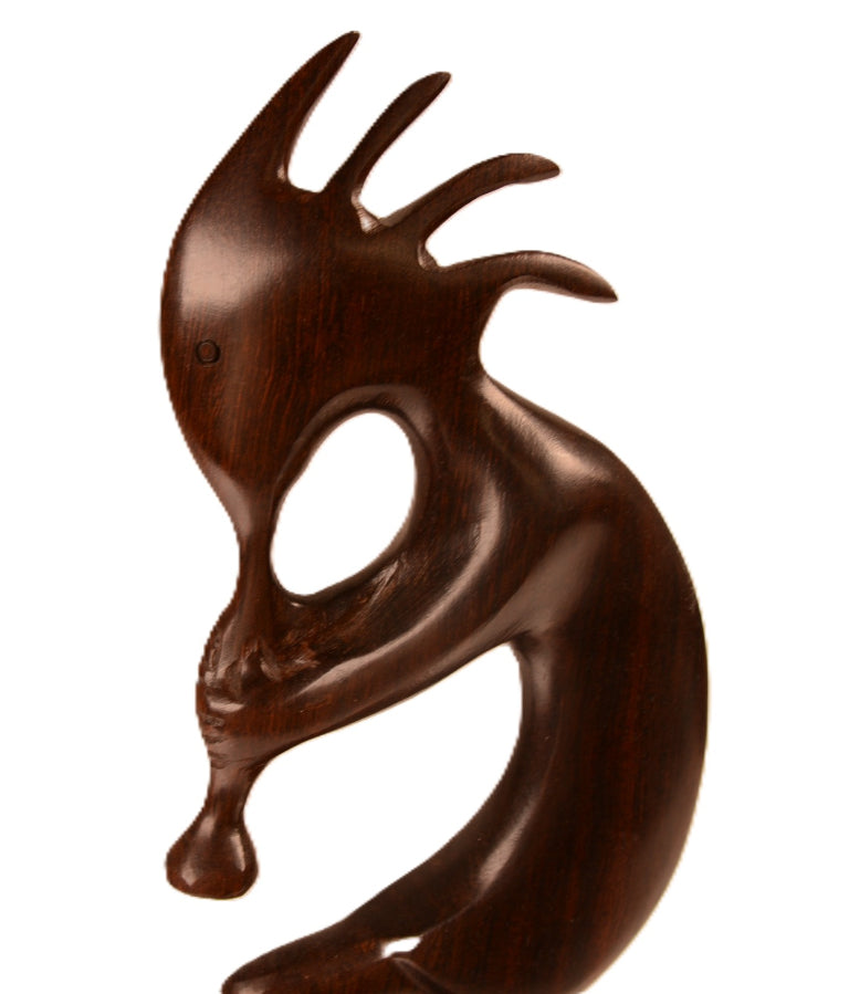 Navajo Ironwood Kokopelli Figure