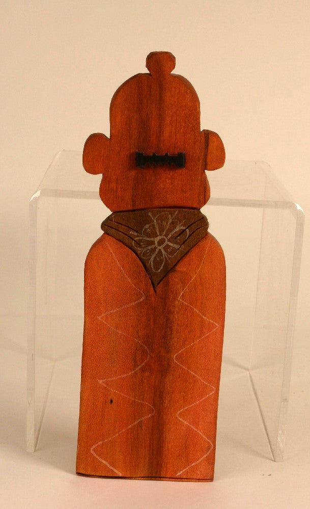 Navajo Mudhead Kachina Wall Hanging Doll By Dan Bert