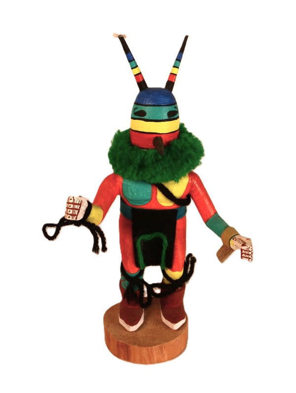 Hopi Pueblo Kachina Hornet (Tatangaya) Doll