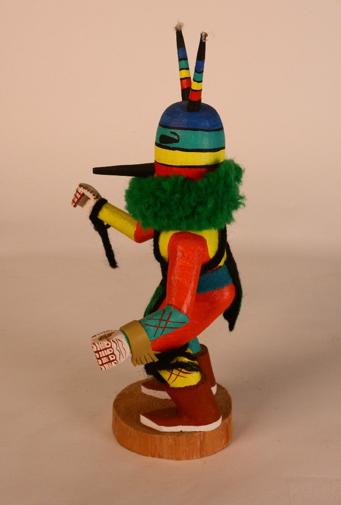 Hopi Pueblo Kachina Hornet (Tatangaya) Doll
