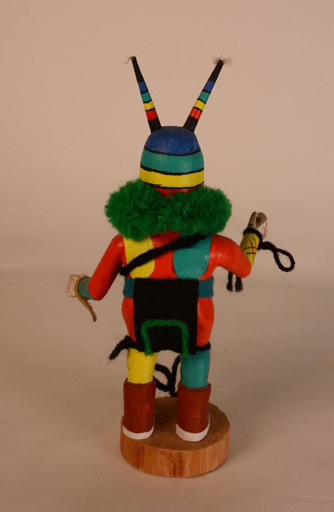 Hopi Pueblo Kachina Hornet (Tatangaya) Doll