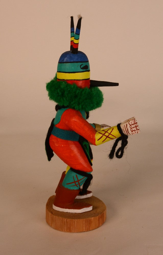 Hopi Pueblo Kachina Hornet (Tatangaya) Doll