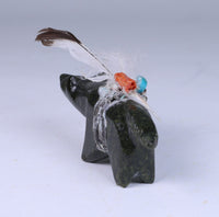 Vintage Zuni Wolf Fetish By Edna Leki
