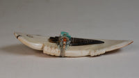 Large Mid 20th Century Zuni Shell Fetish