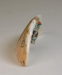 Large Mid 20th Century Zuni Shell Fetish