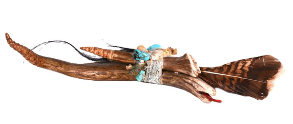 Zuni Pueblo Large Antler Double Avaynu Fetish