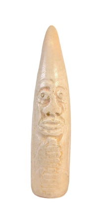Tlinget Killerwhale tooth Shaman Helper w/ carving and face