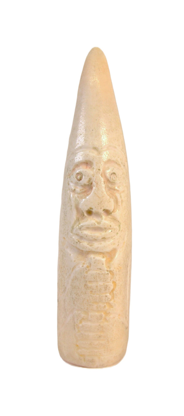 Tlinget Killerwhale tooth Shaman Helper w/ carving and face