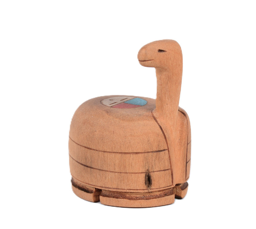 Zuni Pueblo Wood Duck with Sunface By A.L.L.