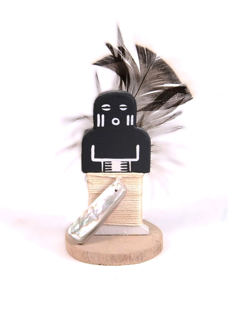 Hopi Kachina Black Face Doll
