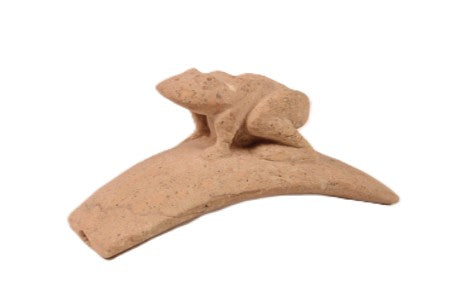 Zuni Pueblo Frog Fetish Pipe