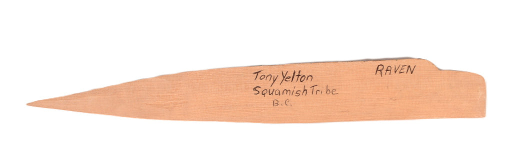 Northwest Coast Wood Letter Opener By Tony Yelton