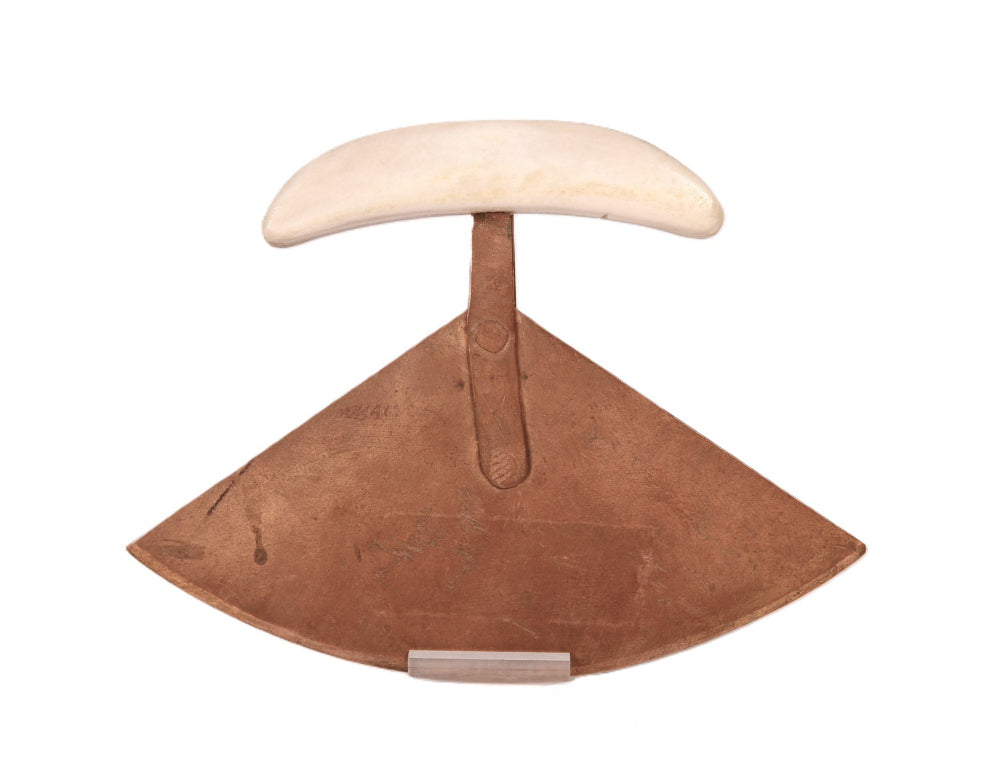 Eskimo Ulu Copper with Ivory Handle