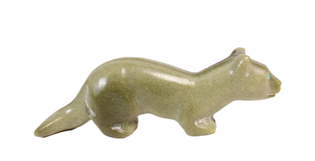 Navajo Weasel Fetish By Roy Davis