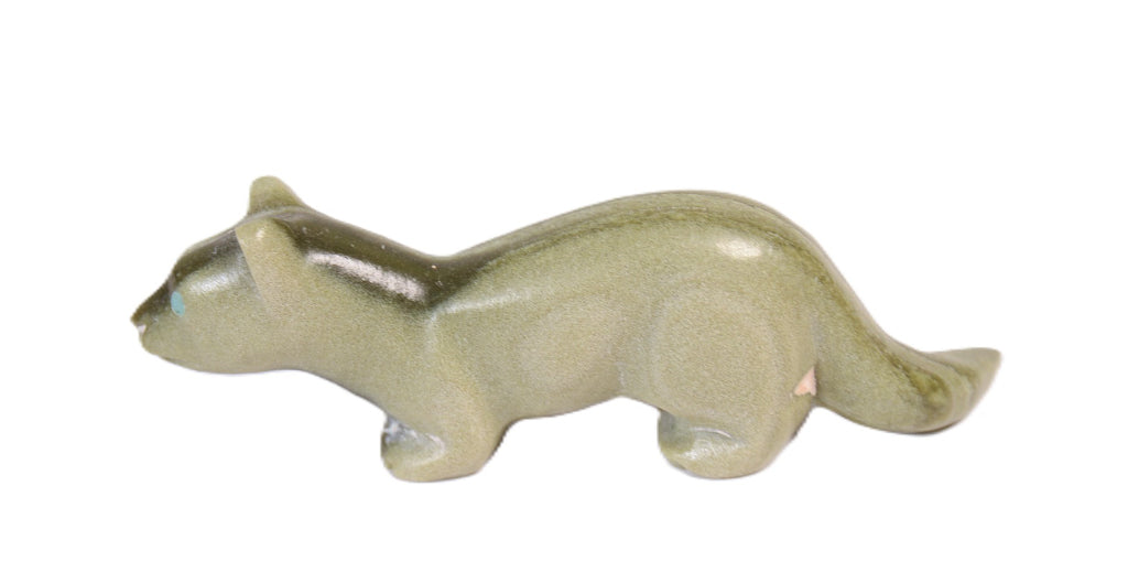 Navajo Weasel Fetish By Roy Davis