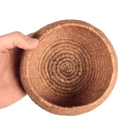 Eskimo Seagrass Basket and Ivory Bola Stone Set of 2