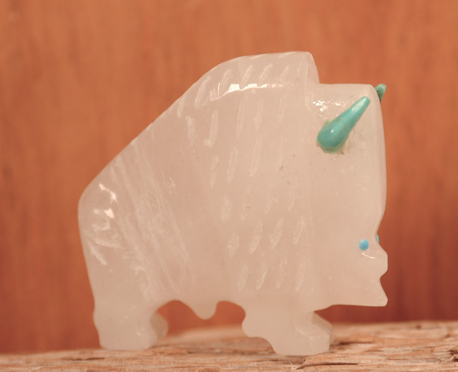 Zuni Pueblo White Buffalo Fetish
